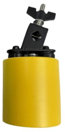 Handpercussion Kuhglocke Pädagogische Musik Kuhglocke als Geburtstagsgeschenk Schlagzeugset Für Fußball Spiele(Yellow)