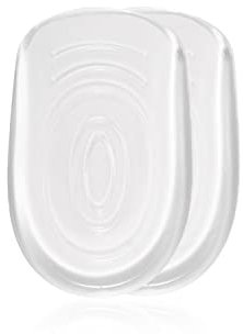 Kaps Almohadillas de Gel para el Talón, Plantillas de Apoyo del Talón para Zapato, Alivio de Espuelas del Talón Fascitis Plantar y Tendinitis de Aquiles, para Hombres y Mujeres, Souplesse (36-40 EU)