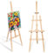 Caballete pintura de madera 175 cm - Caballetes plegables y regulables en altura para pintar Soporte para lienzo ideal para artistas pintura y tableau de boda Perfecto para niños y adultos