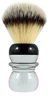 Razorock BC Silvertip Plissoft synthetic shaving brush. 24mm Knot, 150 g