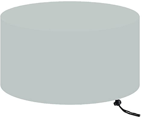 Housse pour Table de Jardin, Housse de Protection Bâche Imperméable pour Meubles Jardin et Housse de Protection pour Salon de Jardin Table Ronde et Chaise - Ø 140x140cm