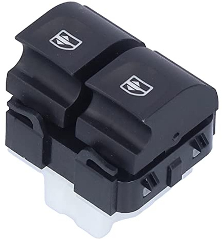 Bouton Leve Vitre, Interrupteur Principal de Fenêtre de Voiture, Bouton de commutation de commande de fenêtre 254118722R, noir, remplacement pour Mk1 2012 au présent