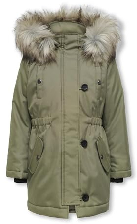 Only Kogiris - Parka Otw Noos Parka, Aloe, 164 Bambine e ragazze