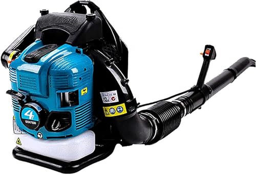 COYEUX Práctico soplador de Gasolina de 4 Tiempos, sopladores de Hojas de Alta Potencia de Mochila de 75,6 CC, 7000 R/min, para eliminación de Polvo, Aspirador de Nieve para jardín