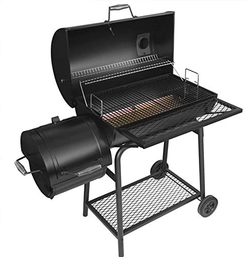 Barbecue Grill Household Charcoal Grill Outdoor Villa Courtyard American Smoked Grill Cooking Camping Picnic Tool Shelf for Outdoor