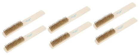 GLEAVI 6pièces Brosse Métallique Acier Inoxydable Outil De Nettoyage Portatif Pour Rouille Brosse à Fil Pour Nettoyage Et Débris Design Compact Et Léger Facile à Transporter