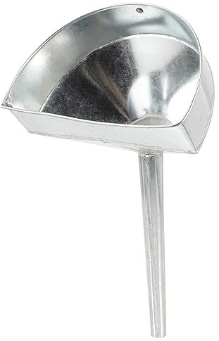 Beatifufu Entonnoir à Carburant Inox Filtre Maillé 20 Cm Moyen, Entonnoir à Huile Moteur Large Ouverture, Outil Auto Pour Carburant Essence Et Kérosène, Usage Véhicule Utilitaire Et Moto
