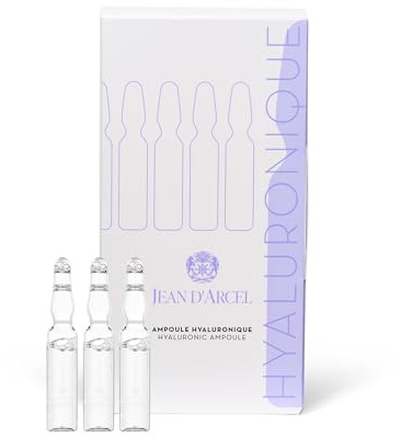 JEAN D'ARCEL AMPOULE HYALURONIQUE - Ampullen Set für Feuchtigkeit & Straffung - Mit Hyalufix - Hyaluronique Ampoule - 5 x 2 ml