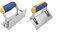 HEBEOT Juego de 2 paletas de esquina interna de pared seca de acero inoxidable para hormigón, llana de enlucido, herramienta manual angulada, bordes de hormigón para enlucido y ladrillos (a)
