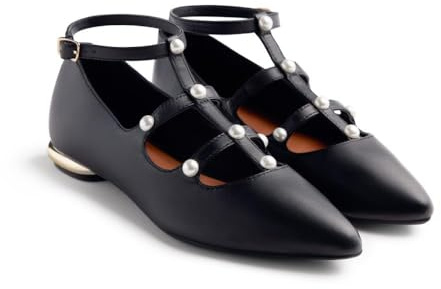 GIOSEPPO Bailarinas Piel Perlas Motley