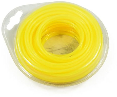 OFFSCH Filo per Decespugliatore per Filo di Rifinitura Filo Tagliaerba .065 Filo a Cablato Trimmer Filo Tagliaerba .095 Tagliaerba a Filo Cavo del Tosaerba Corda Yellow