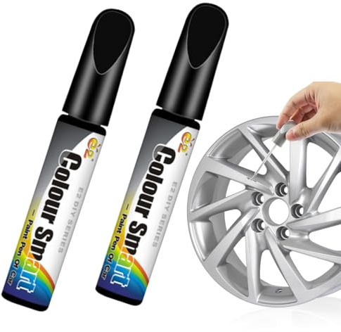 YAPKOLV 2er-Pack Lackstift Auto Lack Reparatur Für Auto Kratzer Reparatur Stift (Schwarz)