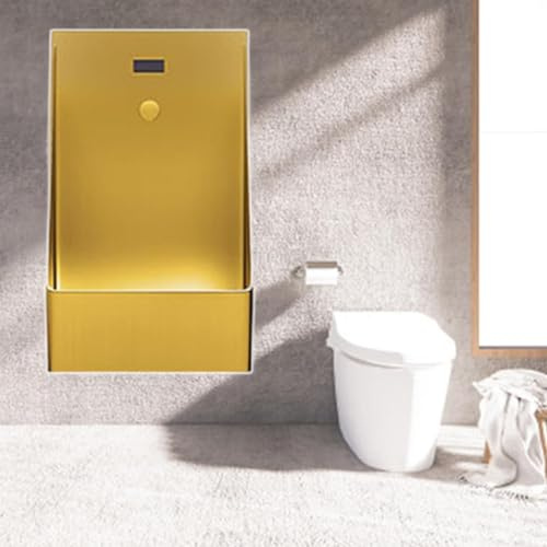 Urinoir mural pour homme - Capteur automatique - En acier inoxydable 304 - Anti-éclaboussures - Haute efficacité - Idéal pour les toilettes publiques et domestiques - Design hygiénique