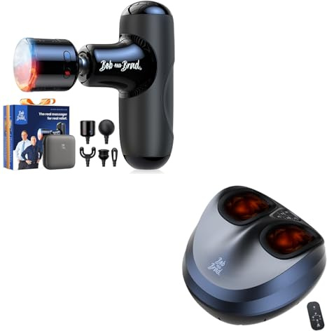 Bob and Brad Q2 Pro Taschengroße Massage Gun und Fußmassagegerät