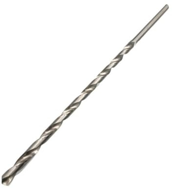 HSS Extra Long Drill Bit 300mm for Soft Metal, Wood, Plastic – Twist Drill with Round Shank, Dual Flute Design, Compatible with Most Drills