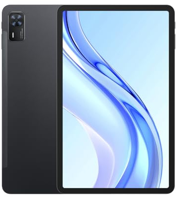 DOOGEE Tab E3 Plus, pantalla IPS FHD+ de 90 Hz de 12 pulgadas, 32 GB de RAM + 256 GB (ampliable a 2 TB), cámara de 13 MP + 5 MP, altavoz cuádruple, Wi-Fi 5, 4G LTE, cosmos, negro
