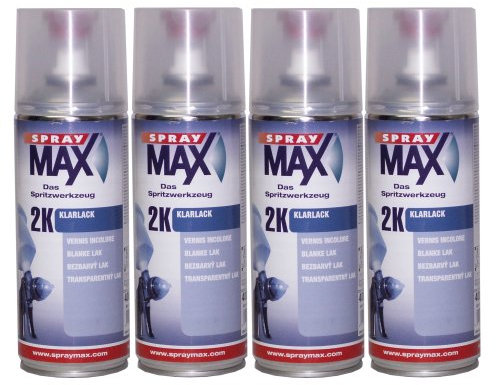 LudwigLacke 4 Klarlack Spray 2K 400 ml je Spraydose