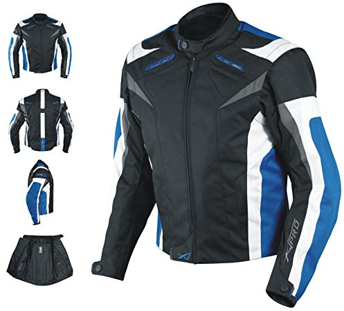 Moto CE Protections Textile Veste Blouson Manchon Démontable Gilet Termique
