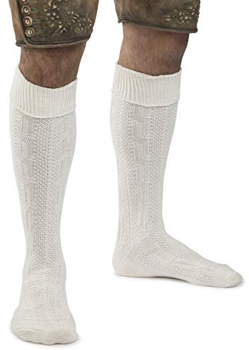 Calcetines clásicos para hombre con diseño trenzado, medias hasta la rodilla, calcetines de punto para hombre