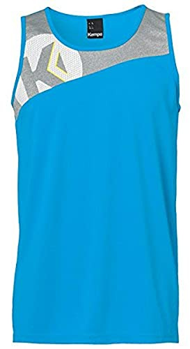 Kempa Core 2.0 Singlet Camiseta De Entrenamiento De Balonmano, Hombre, Kempa Azul/Gris Oscuro Me, XL
