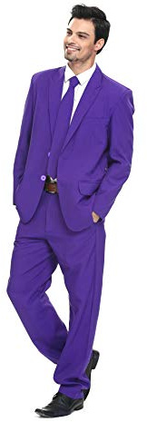 U LOOK UGLY TODAY Homme Costume Party Suit de Noel Coupe Normale Costumes de Fête Camaïeu y Compris Le Pantalon et la Cravate