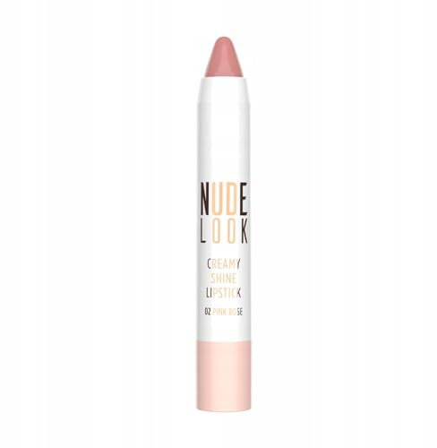 Golden Rose Nude Look Creamy Shine Lipstick (02 Pink Rose)