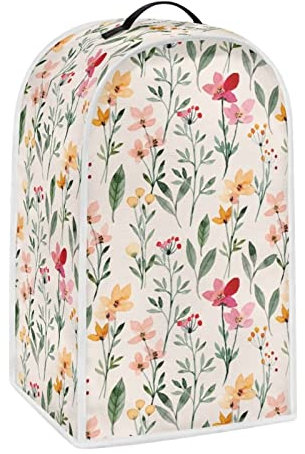 NETILGEN Copertura antipolvere per cucina, decorazione per piccoli elettrodomestici, anti impronte digitali, a prova di olio, protezione antipolvere, copertura per spremiagrumi, copertura per macchina