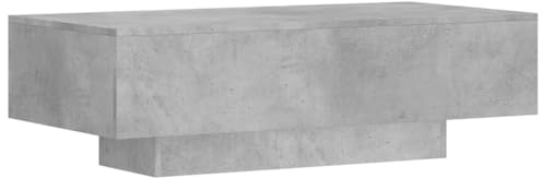 vidaXL Couchtisch Betongrau 100x49,5x31 cm Holzwerkstoff