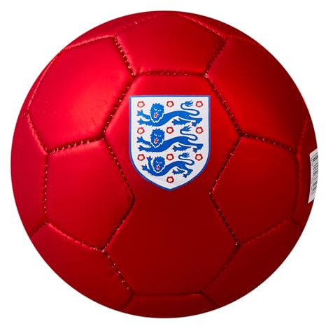 Mitre Adult Unisex Official England Mini Football | Soccer Ball | Match Ball, Red/White, MINI