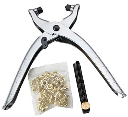 Langlebige Tüllen Ösenzange Für 2 Mm 2 5 Mm 3 Mm 3 5 Mm 4 Mm 4 5 Mm Löcher Ösen Robustes Tüllen Ösenzangen Werkzeug Tüllen Ösenzangen Set