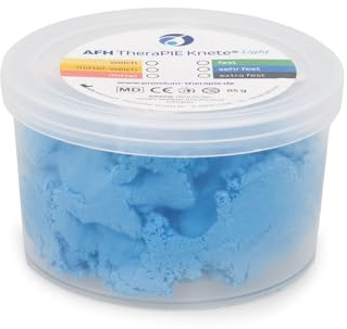 AFH TheraPIE Knete® Light | 85 g | sehr fest = blau | Therapieknete, Knetmasse Handtherapie
