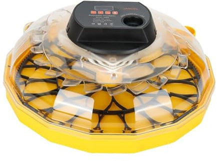 Milageto Eier-Inkubator, Geflügel-Brutkasten, klares Fenster, Schlupfwerkzeug, Geflügel-Inkubator zum Ausbrüten von Hühnern für Tauben, Hühner, Wachteln, Gänse