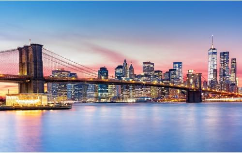 Fotomurale New York Carta da Parati New York 3D Fotomurali In Tessuto Non Tessuto 450x315 Decorazione Parete Camere da Letto Soggiorno Pareti Murale Poster Giganti a.4831