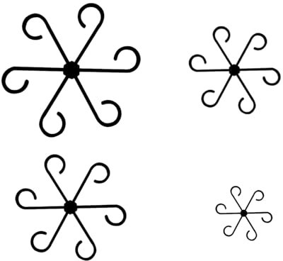 4 supporti per piante, colore nero, in 4 misure, per piante da interno, per ortensie, pomodori, piante rampicanti.