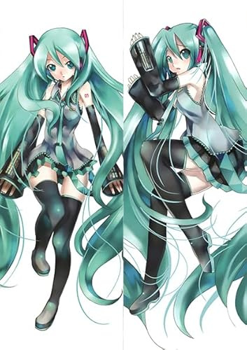 RuiHao Anime Kissenbezug Manga Kissenhülle Für Cute Girl,Anime Pillowcase Digitaler Doppelseitiger Druck Kissenbezug,Seitenschläferkissen Bezug,Bedding Umarmungskissen Bezu,Shortplush-40x120CM