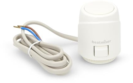 LavaTap – Attuatore termico Heatmiser TA230 230 V – Attuatore per riscaldamento a pavimento con attacco valvola M30×1,5 mm – Attuatore normalmente chiuso 2 W IP54 nominale per sistemi collettori di