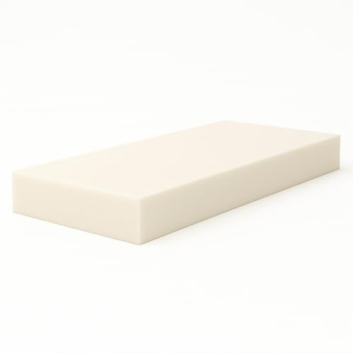 PARAMAISON Gommapiuma per Imbottitura in Poliuretano Espanso | Densità 18, 25 o 30 | Lastra 100x200 cm | Spessore 2–12 cm | Spugna per Cuscini, Divani e Sedute