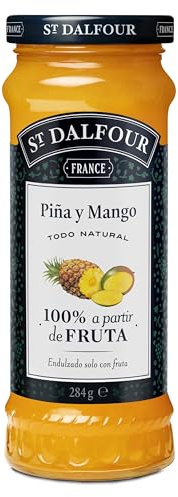 St Dalfour PIÑA y MANGO Mermelada 284g 100% Fruta Sin Azúcares Añadidos