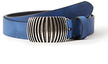 MGM Damen Gürtel 970-9729, Gr. 100, Blau (blau)