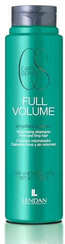 LENDAN - Champú Volumen Cabello Fino - Full Volume - 300 ml - Limpia, Hidrata y Protege la Fibra Capilar - Aporta Cuerpo y Volumen al Cabello - con Protector Térmico - Fortalece el Cabello