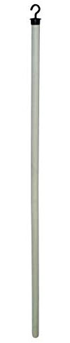 SN-TEC Bedienstab/Ziehstab/Ziehhaken für Bodentreppen und Oberlichter, Stab 100cm aus Holz und Haken aus Stahl