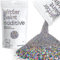 Hemway Glitter Paint Additive - Gun Metal Grey Holographic | Fine Metallic Flakes for Adding Sparkle to Paints & Wood Varnish | Add to Emulsion, Acrylic & Latex for Indoor Sparkly Walls | 100 g