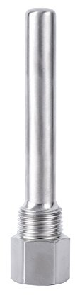 Puits thermométrique en acier inoxydable, puits thermométrique Brew Brewing, connexions 1/2NPT, pour capteurs de température Thermowells Instruments Thermomètre