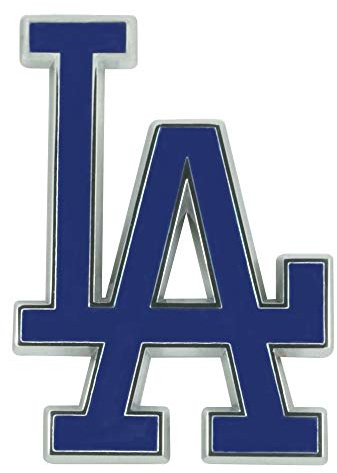 FANMATS 26615 Los Angeles Dodgers 3D Color Metal Emblem, Diecut Team Logo Auto Emblem