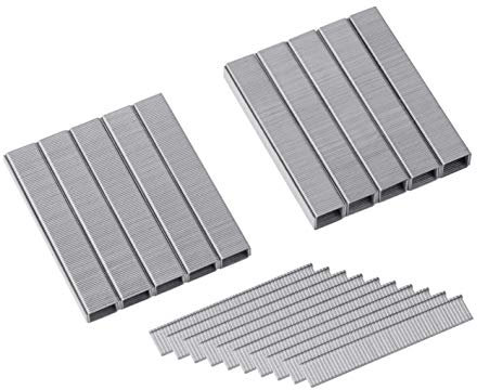 Meister Klammer- und Nagel-Set 2500-teilig - 2000 Tackerklammern Typ 53 & 500 Nägel Typ 47 - Zum Nachfüllen eines Hand- & Akkutackers / Heftklammern / Feindrahtklammern für Elektrotacker / 1752200