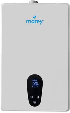 Marey Tankless Water Heater Gas, 7.5 GPM, 170,000 BTU, Liquid Propane, CSA Certified, Indoor