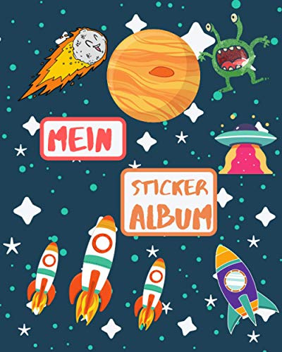 Mein Stickeralbum: | 30 Seiten | DIN A4 | Blanko | Kein Silikonpapier | Geschenkidee