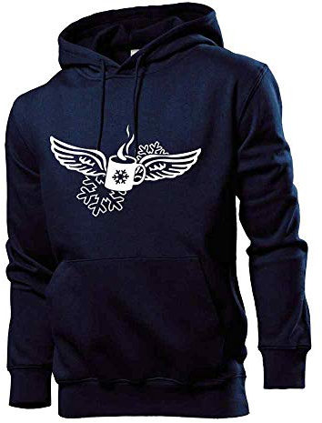 Generisch Shirt84.de Tasse à vin chaud avec ailes d'ange pour homme - Bleu - XXX-Large