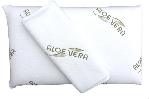 Fangomed Kissen HWS-Nackenstützkissen, Reisekissen, Kopfkissen in Bester Qualität aus viskoelastischem Gelschaum mit Aloe-Vera-Schutzbezug; (1 STK, 50 x 40 cm)