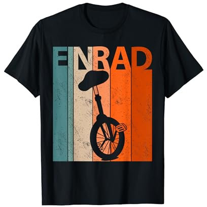 Einrad | Retro Einradfahrerin Einrad Jungen & Mädchen T-Shirt